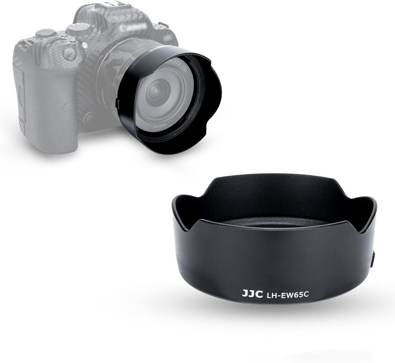 JJC غطاء عدسة توليب قابل للعكس لعدسة كانون RF 16mm f/2.8 STM، واقي عدسة يحل محل كانون EW-65C على كاميرات كانون EOS R6 II R5 II R10 R8 R3 RP R، يسمح بتركيب فلتر 43mm وغطاء عدسة قابل للتثبيت - Image 1
